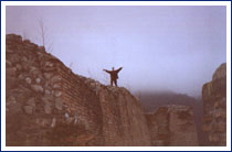 Birdman, atop Vlad’s Castle, Romania