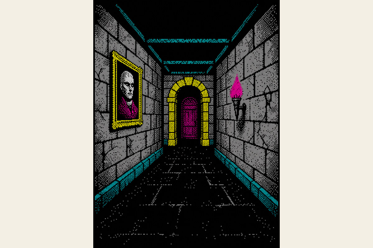 The experimental first-person view, Spectrum palette intact