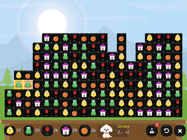 A game under way on the 9 by 19 board, a group under the cursor showing its size and points