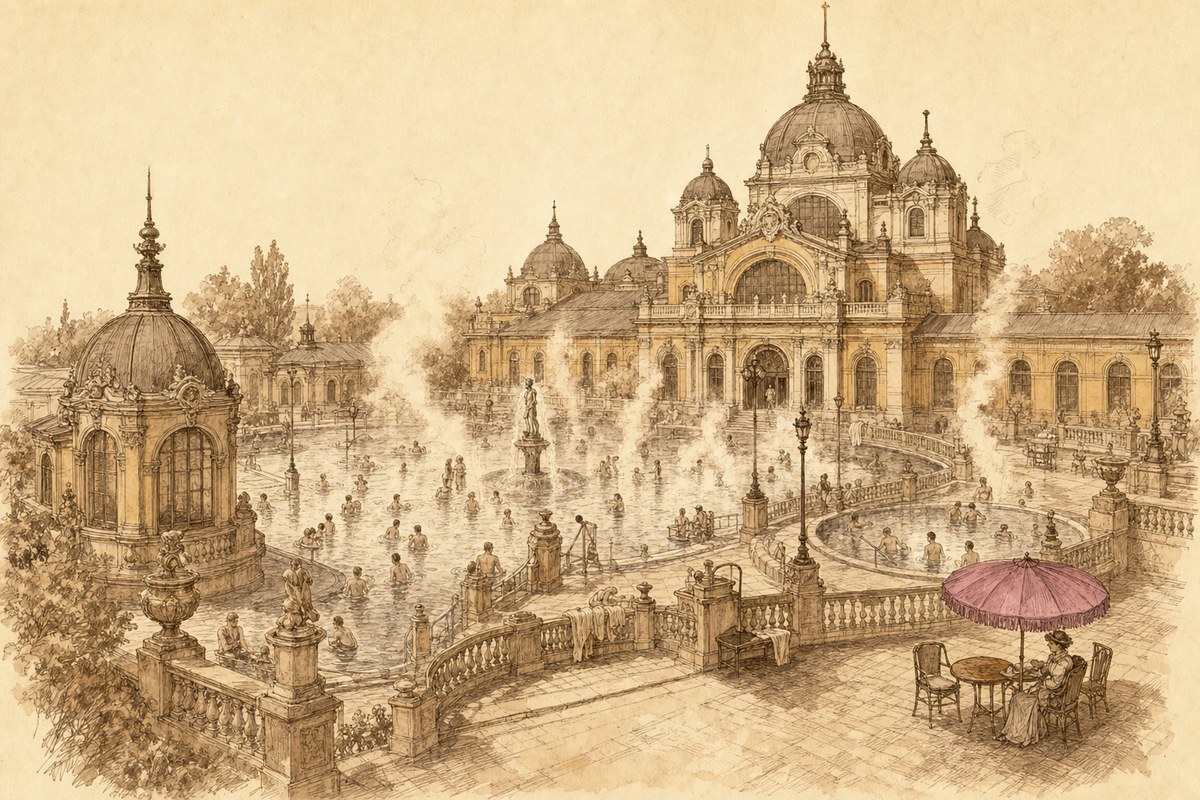 The Szechenyi thermal baths
