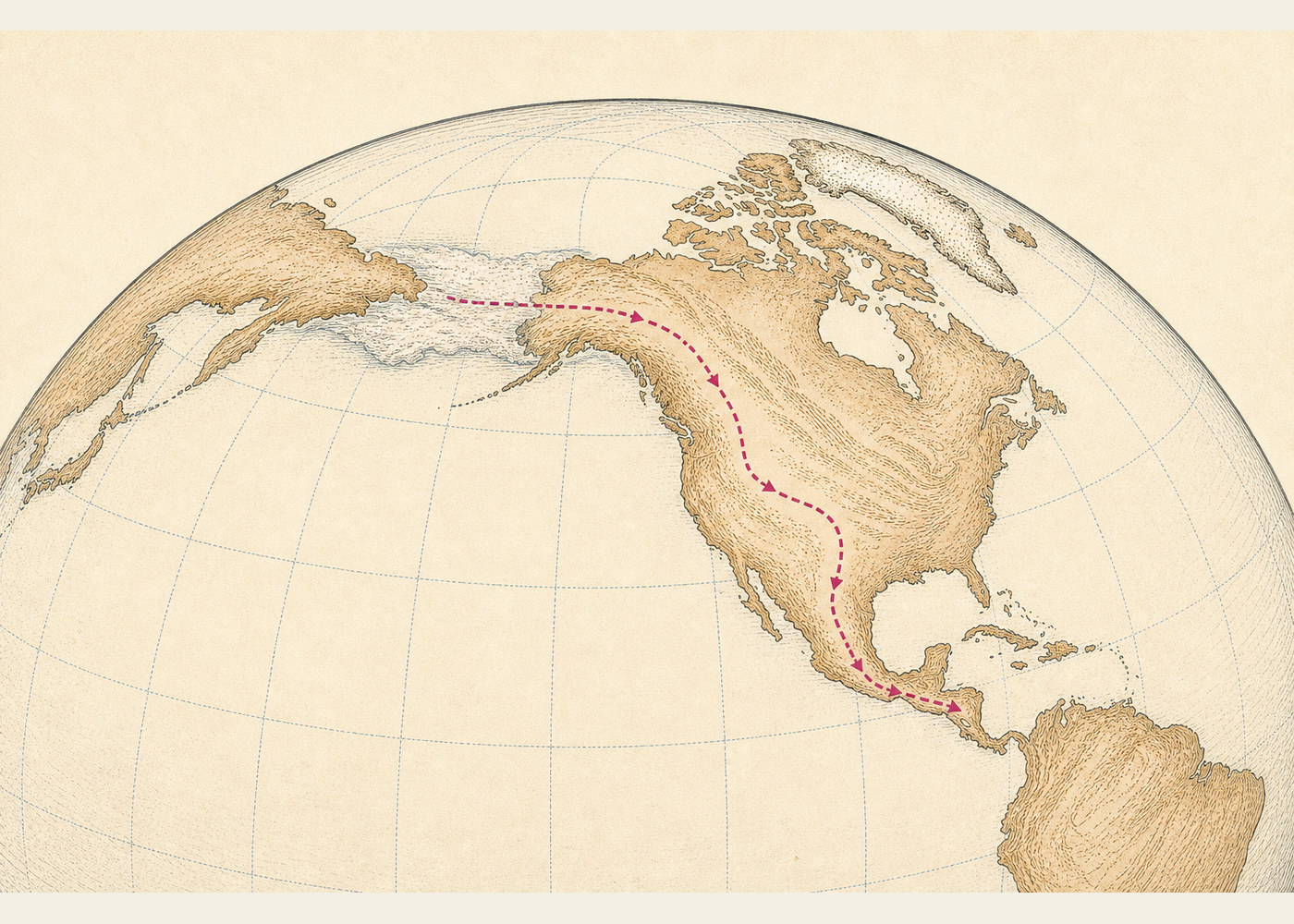 The peopling of the Americas across the Bering land bridge